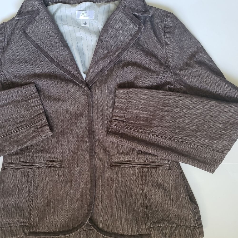 ATL Studio Tan Blazer Jacket